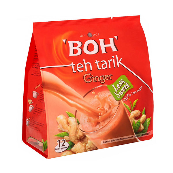 Boh Less Sweet Teh Tarik Ginger 26g x 12 (highest price)