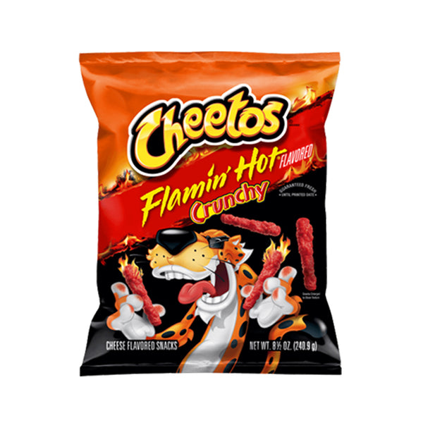 Cheetos Flamin Hot Crunchy Cheese Snack (USA) 227g (highest price)