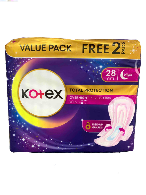 Kotex Overnight Wing Pad 28cm 28pcs/pack