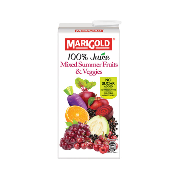 Marigold 100% Juice Veggie Mixed Summer Fruits 1L (highest price)