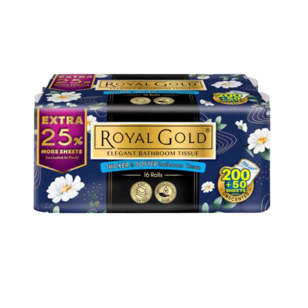 Royal Gold Elegant Toilet Tissue 200pcs x 16 (highest price)
