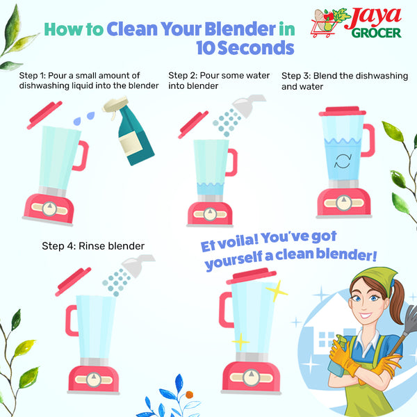 How to Clean Your Blender in 10 Seconds