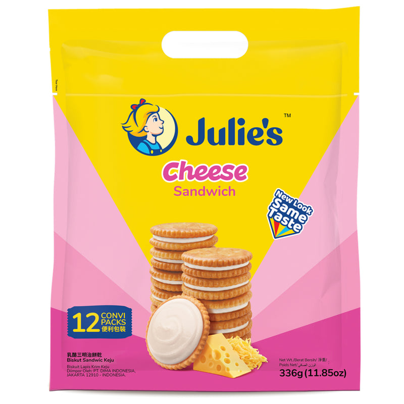 Julie's Cheese Sandwich Biscuits 336g