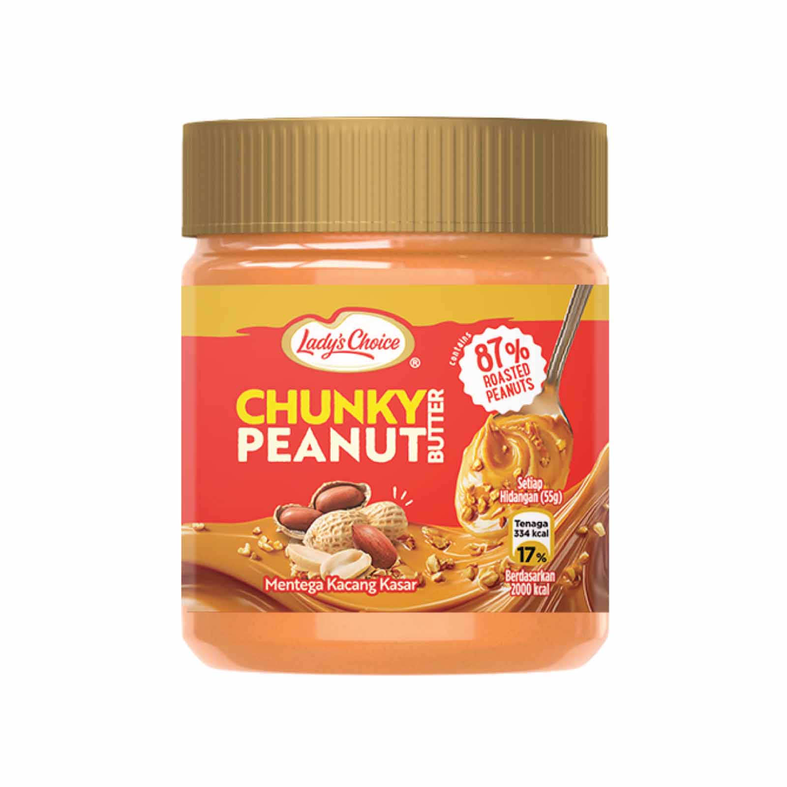 LadyÃ¢â‚¬â„¢s Choice Chunky Peanut Butter Spread 340g