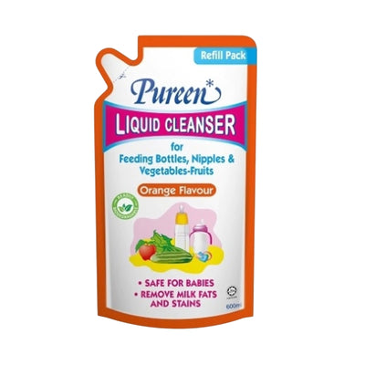 Pureen Liquid Cleanser Orange Scent Refill Pack 600ml