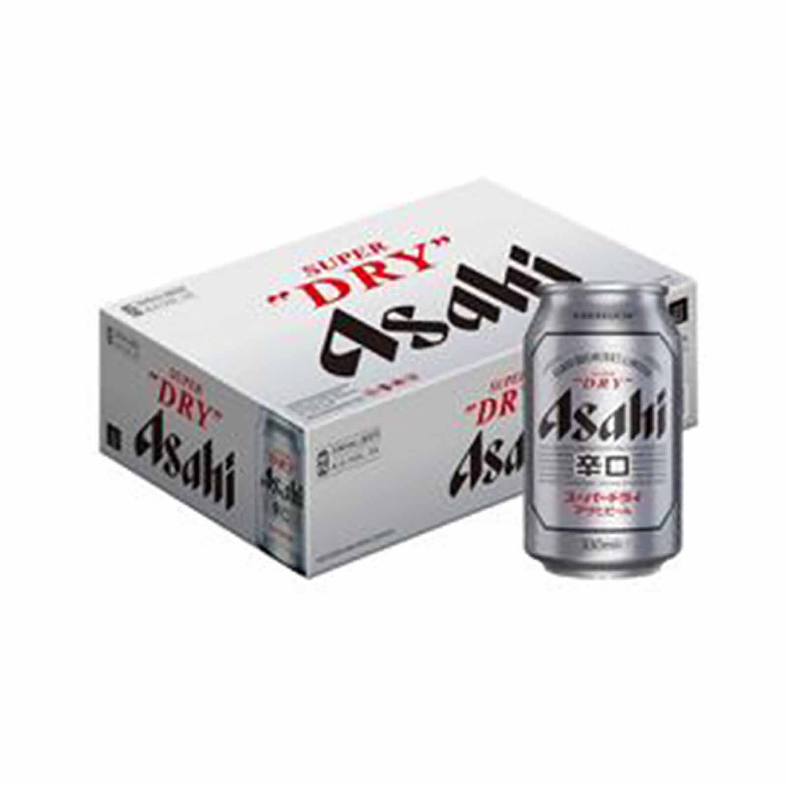 Asahi Super Dry Beer Can 350ml