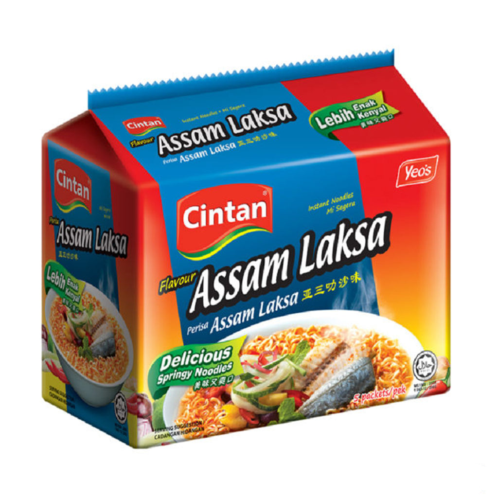 Cintan Asam Laksa Instant Noodles 76g x 5