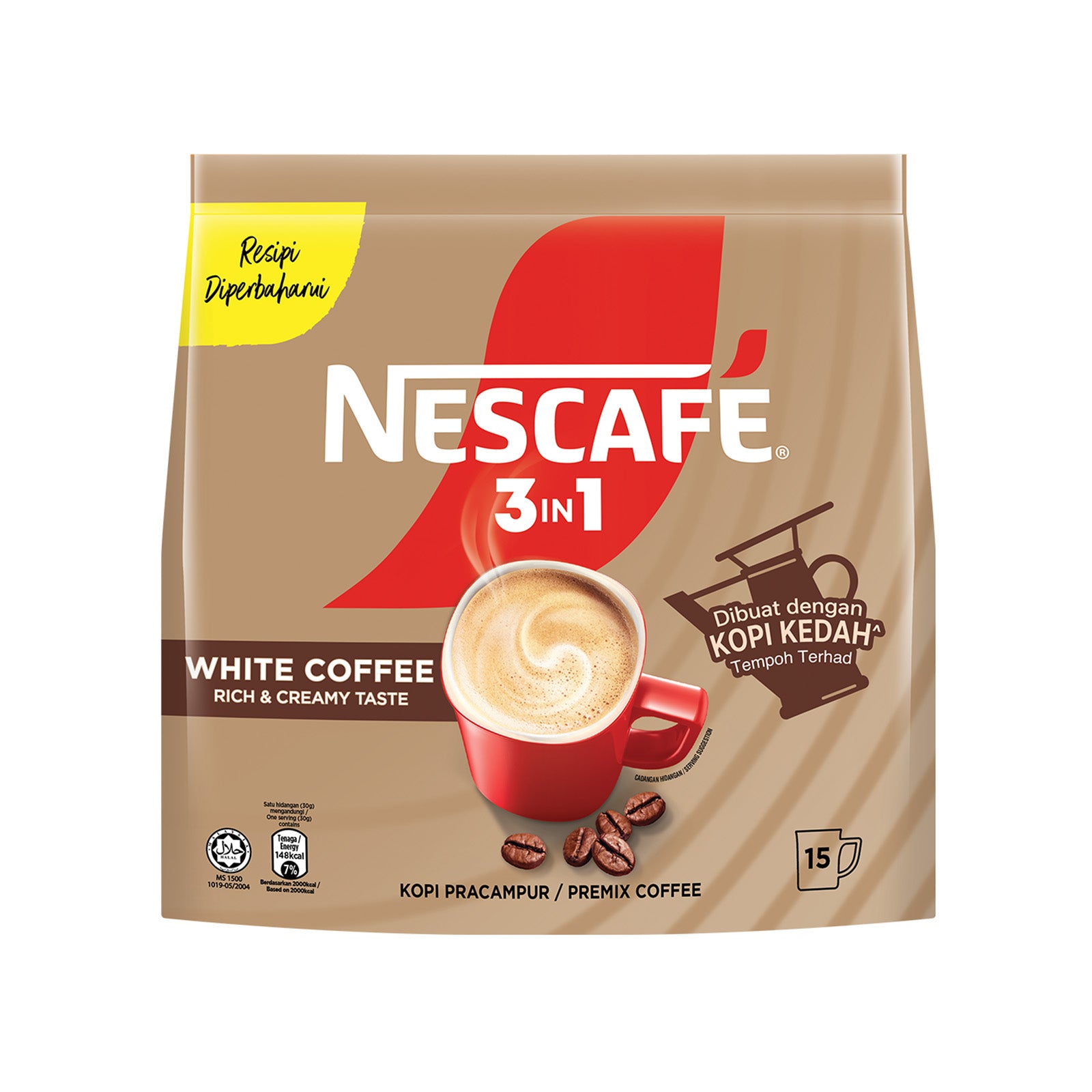 Nescafe Blend & Brew 3 In 1 Instant White Coffee 32g x 15