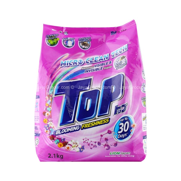 Top Blooming Freshness Micro-Clean Tech Powder Detergent 2.1kg (highest price)
