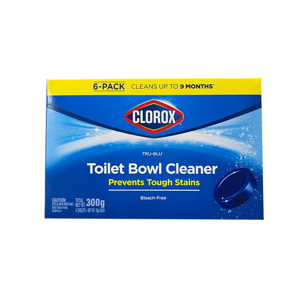 Clorox Tru Blu Toilet Bowl Cleaner 50g x 6 (highest price)