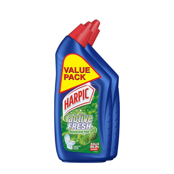 Harpic Fresh Pine Scent Liquid Toilet Cleaner 500ml x 2 (highest price)
