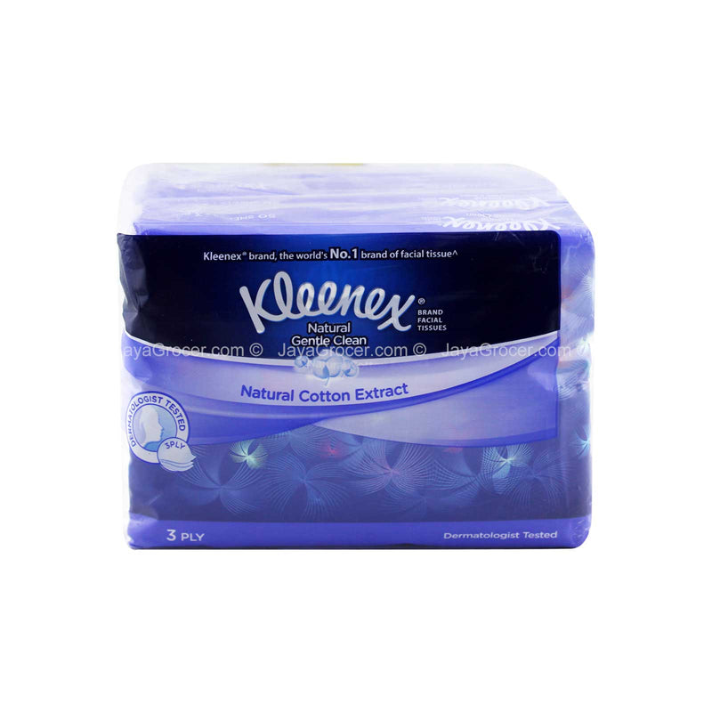 Kleenex Facial Tissue Soft Pack Comfort Care Design 3Ply 50pcs/pack