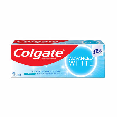 Colgate Advanced Whitening Toothpaste 160g x 2