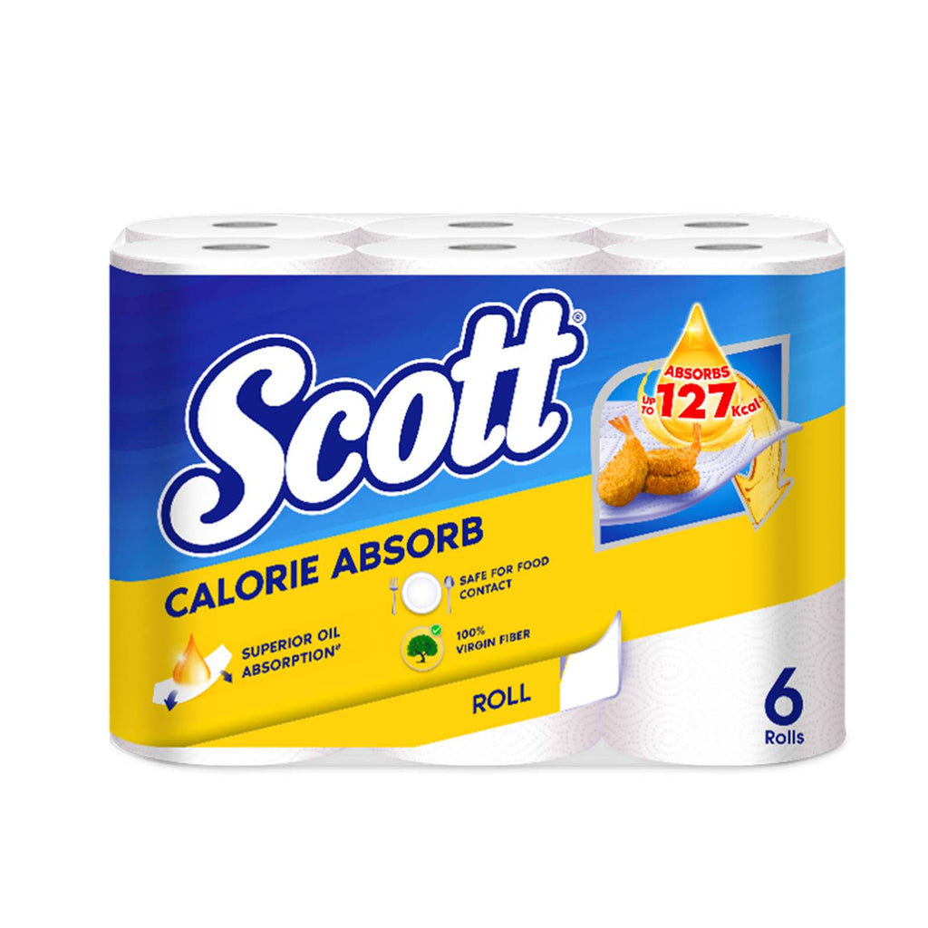 Scott Calorie Light Premium Kitchen Towel 50sheet x 6