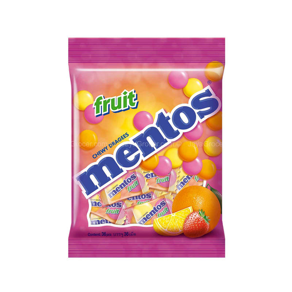 Mentos Pouch Bag Mixed Fruit Flavour Candy 97.2g