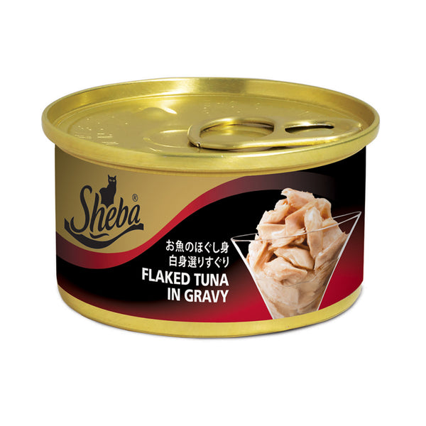 Sheba Flaked Tuna In Gravy Wet Food 85g (highest price)
