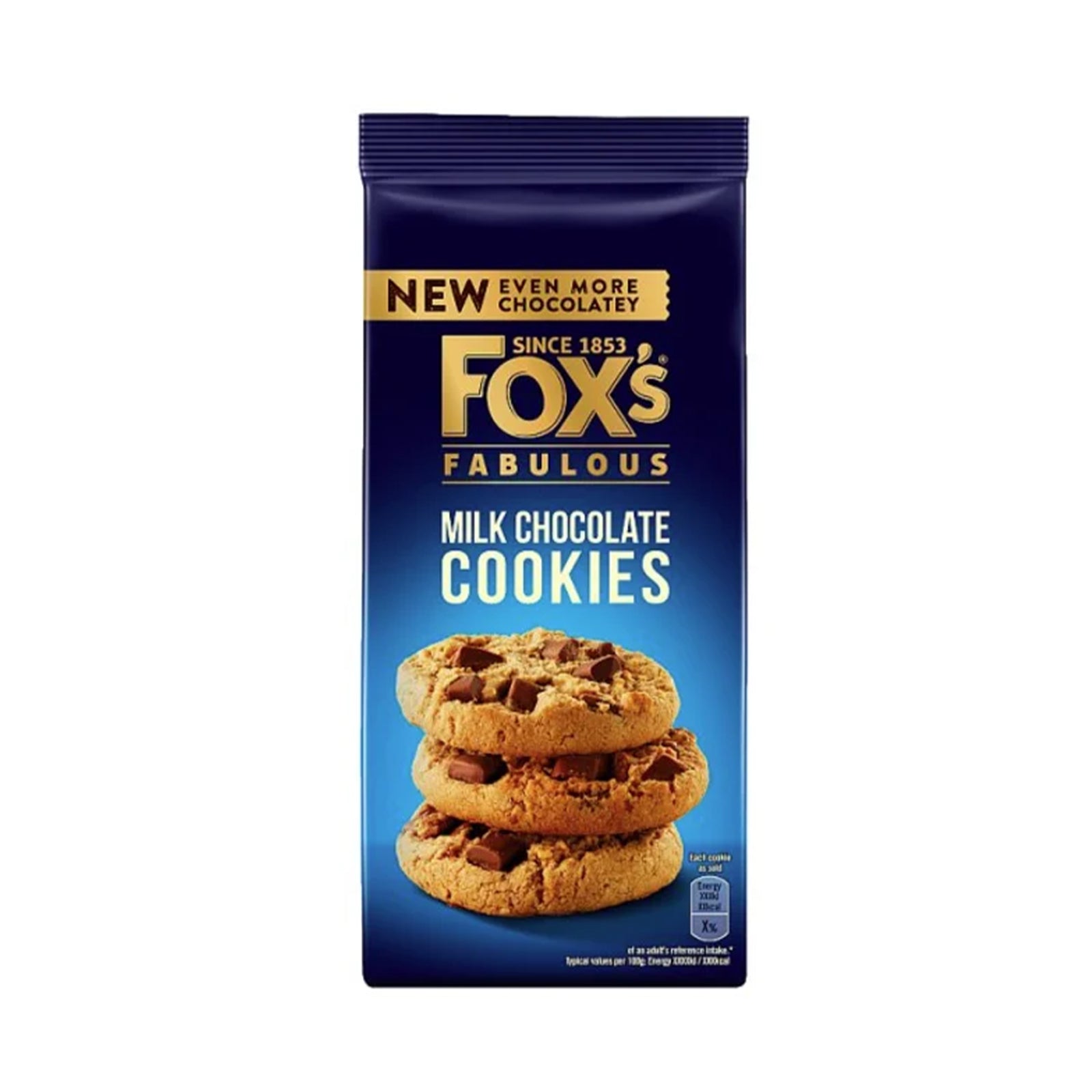 Foxâ€™s Chunkie Cookies Milk Chocolate Chunks 180g