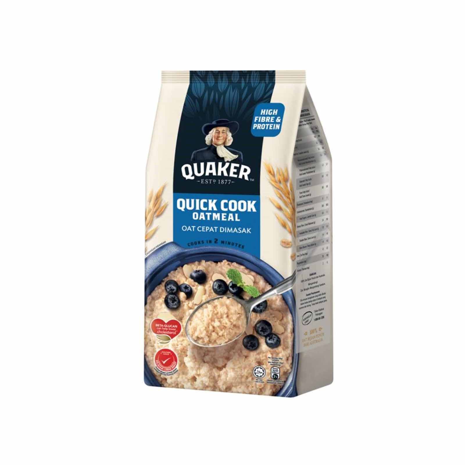 Quaker Oats Quick Cook Oatmeal (Pouch) 300g