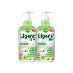 Yuri Ligent Anti-Bacterial Dishwashing Detergent Lime 1L x 2