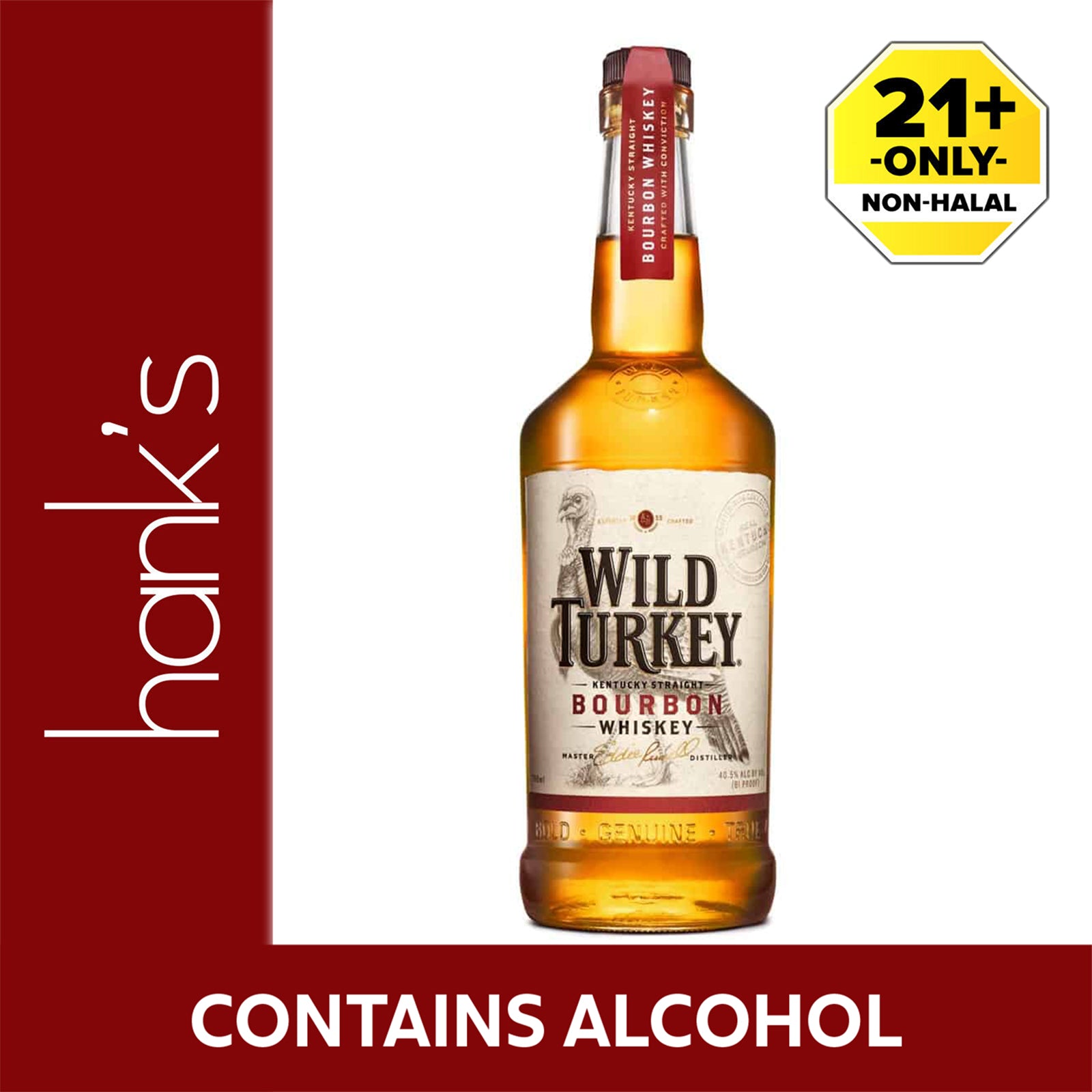 Wild Turkey Kentucky Straight Bourbon 81 Whisky 750ml