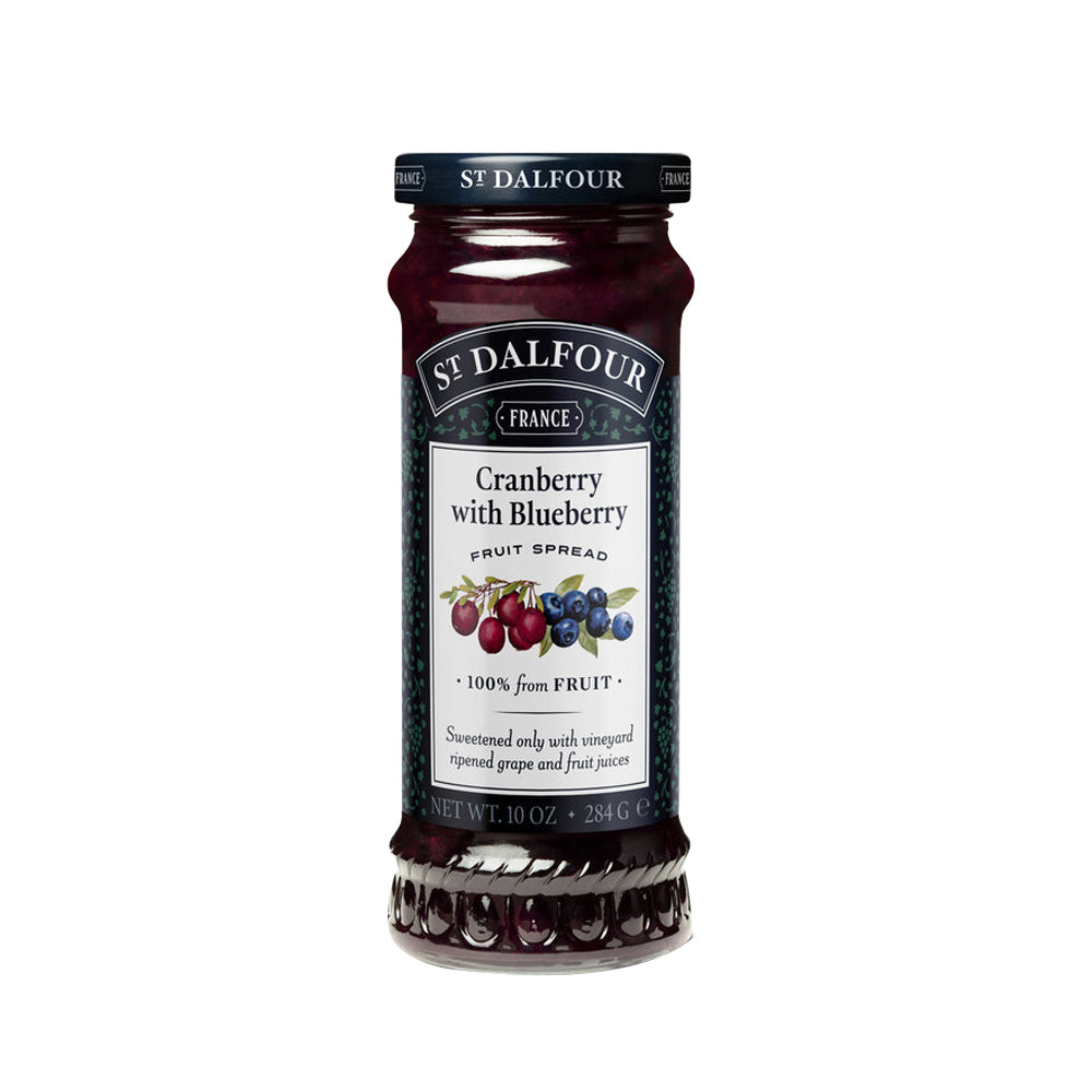 St. Dalfour Cranberry and Blueberry Jam 284g