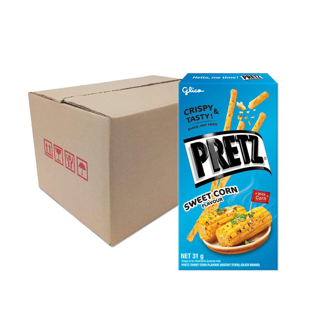 Glico Pretz Sweet Corn Flavour Biscuit Stick 31g