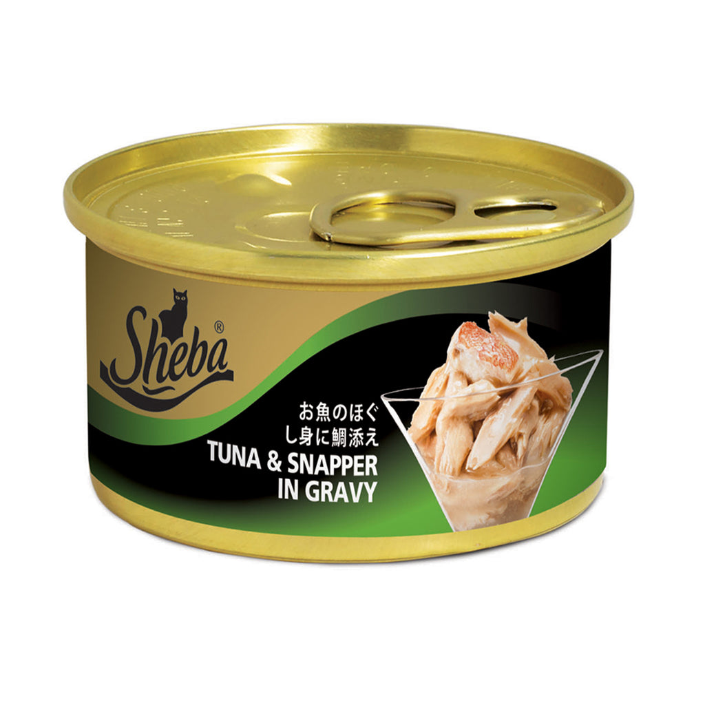 Sheba Tuna & Snapper in Gravy Wet Food 85g