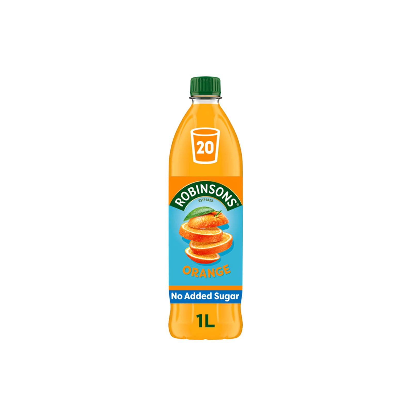 Robinsons Squash No Added Sugar Fruit Orange Soft Drink 1L
