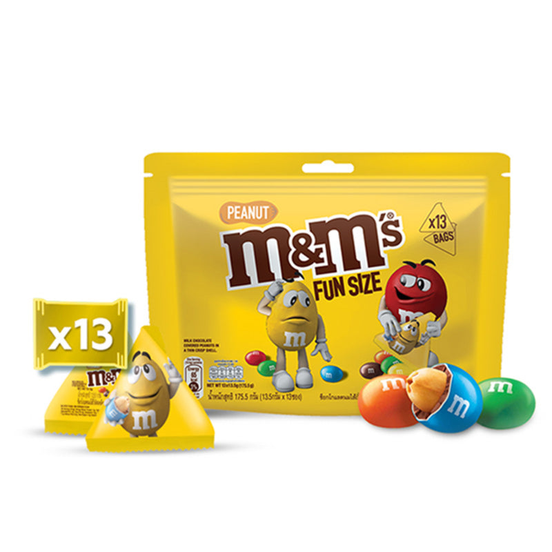 M&M Funsize Peanut Chocolate Candies 175.5g