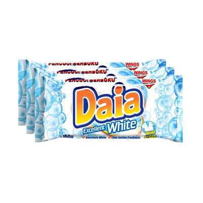 Daia Laundry Bar Detergent White 150g x 3