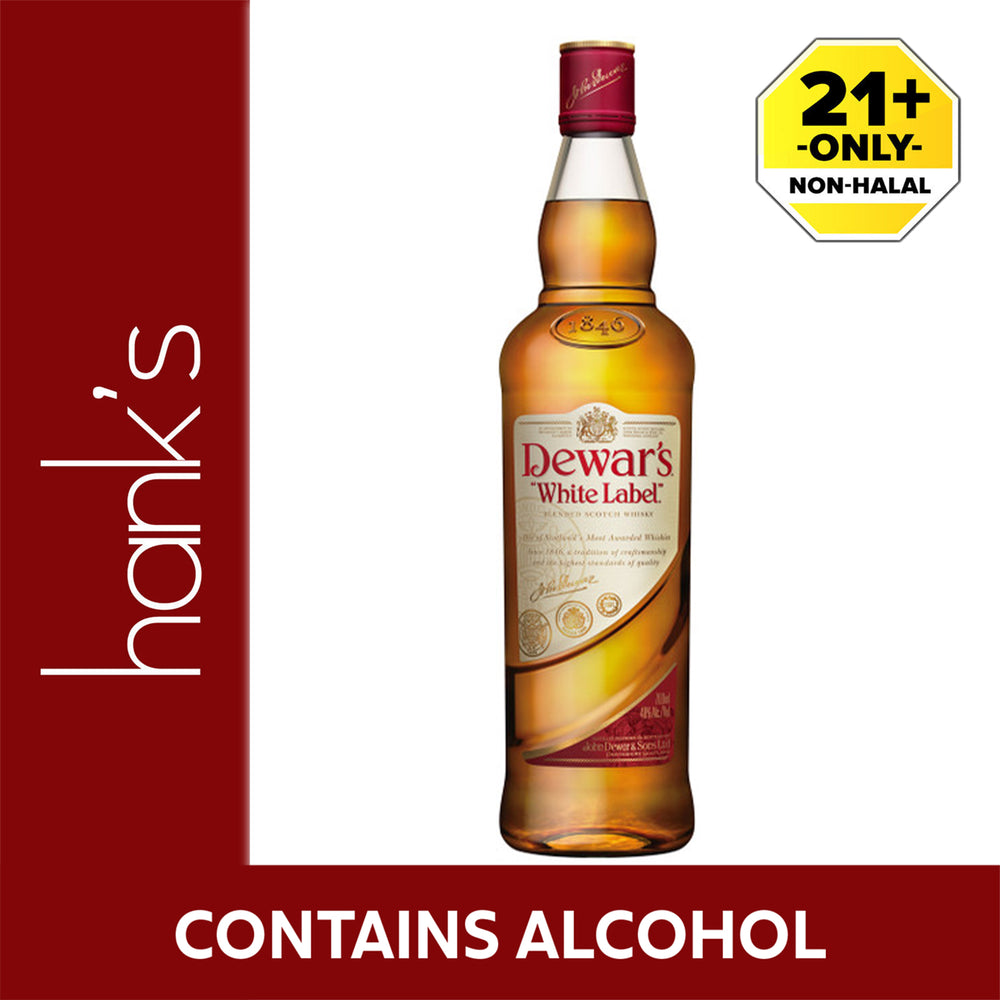 Dewars White Label Blended Scotch Whisky 750ml