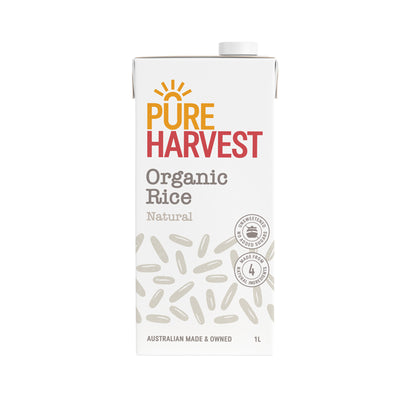 Pure Harvest Unsweetened Organic Rice Milk Original 1L