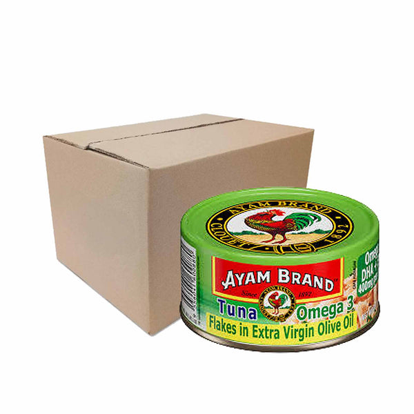 Ayam Brand Tuna Omega 3 Flakes in Extra Virgin Olive Oil 150g (highest price)