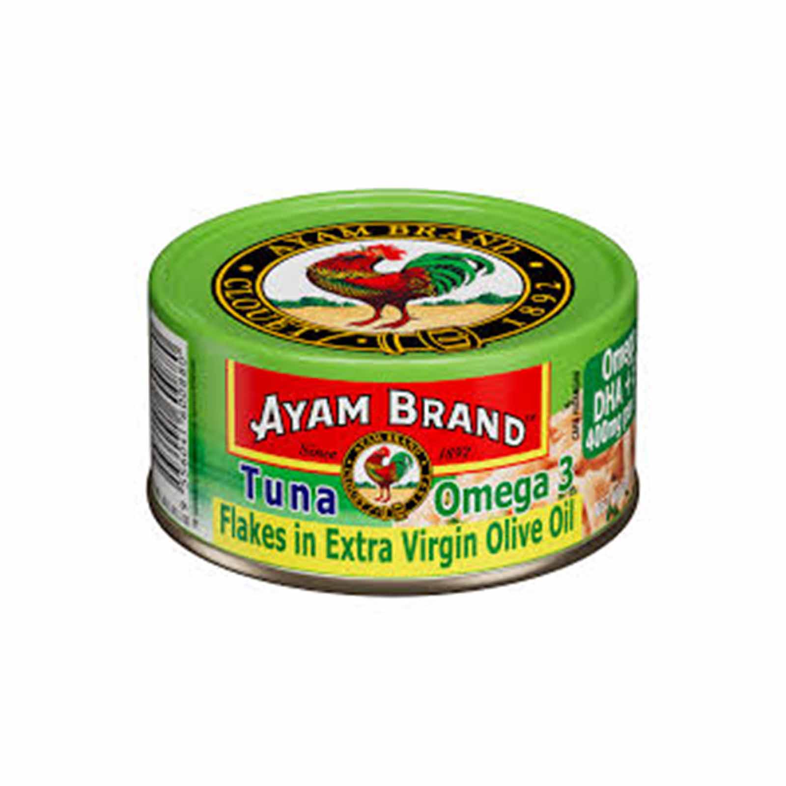 Ayam Brand Tuna Omega 3 Flakes in Extra Virgin Olive Oil 150g