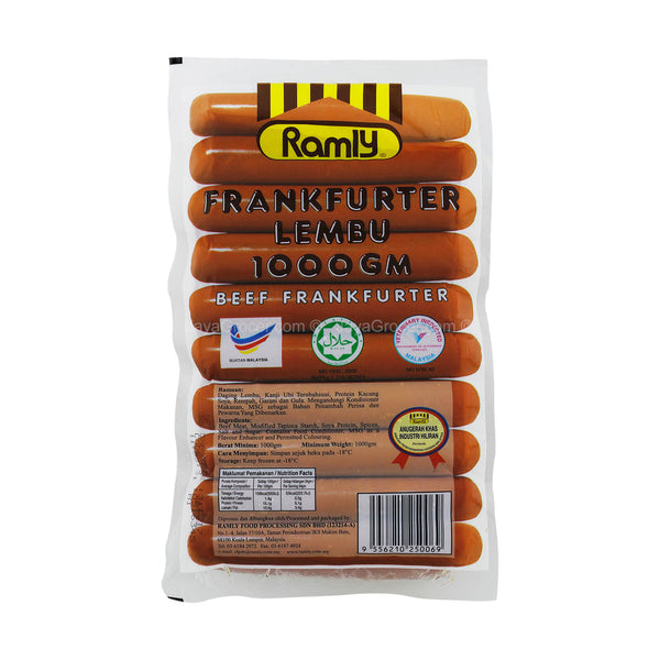 Ramly Beef Frankfurter 1kg (highest price)