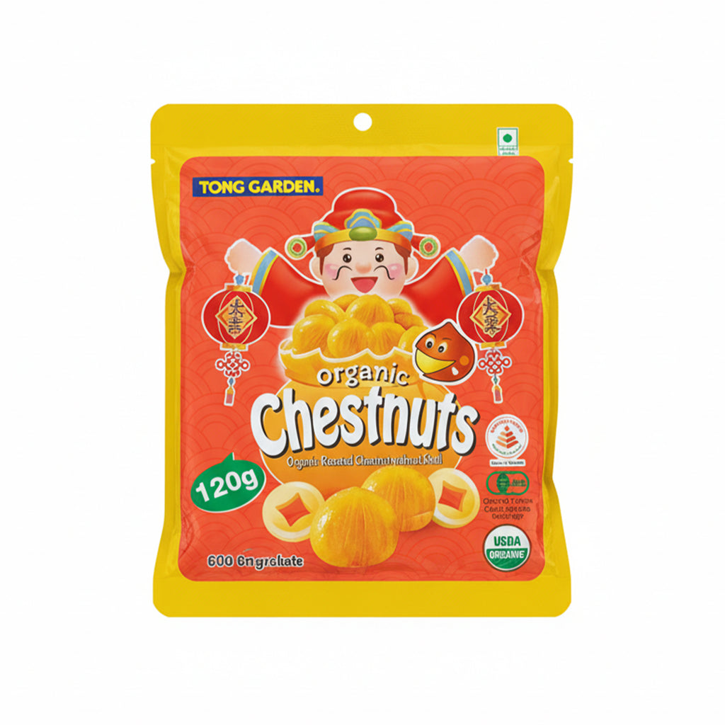 Tong Garden Organic Chestnuts 120g