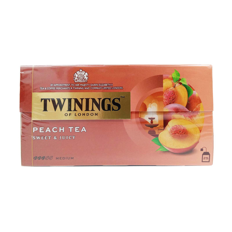 Twinings Peach Flavoured Tea  2g x 25