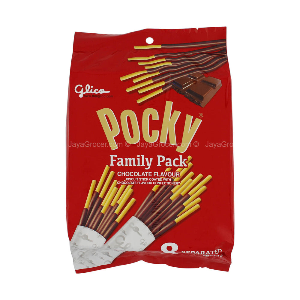 Glico Pocky  Biscuit Stick Family Pack Chocolate Flavour 18g x 8