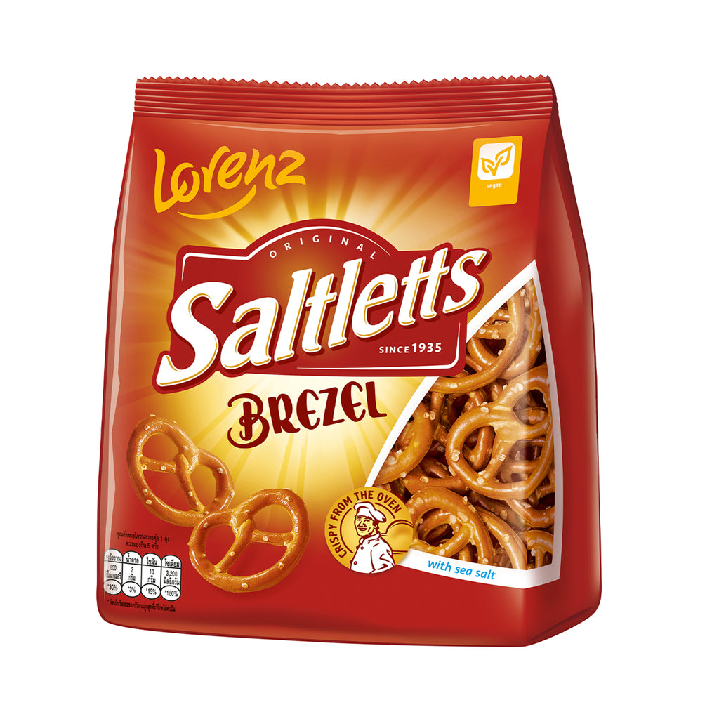 Lorenz Saltletts Premium Baked Brezel with Sea Salt 150g