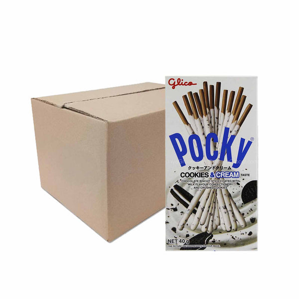 Glico Pocky Cookies & Cream Biscuit Stick 40g (highest price)