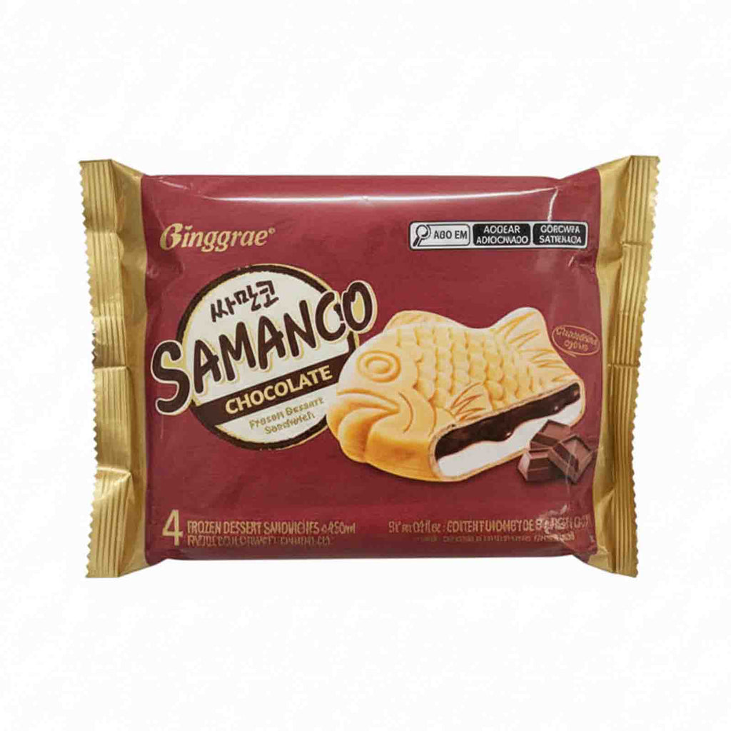 Binggrae Samanco Waffle Chocolate 150ml x 4
