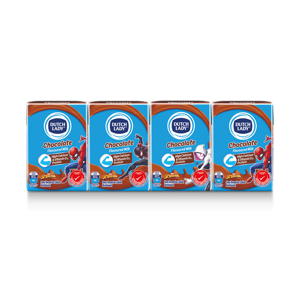Dutch Lady Milky Marvel Chocolate Flavoured UHT Milk 125ml x 4 (highest price)