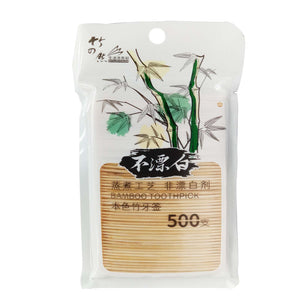 Bamboo Toothpick Refill Pack 500pcs/pack