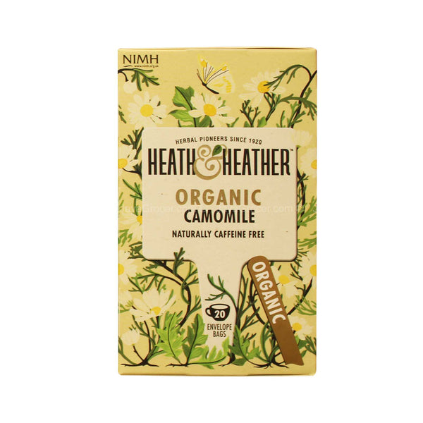 Heath & Heather Organic Camomile Tea Envelope 20pcs/pack (highest price)