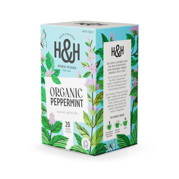 Heath & Heather Organic Peppermint Tea 20pcs/pack (highest price)