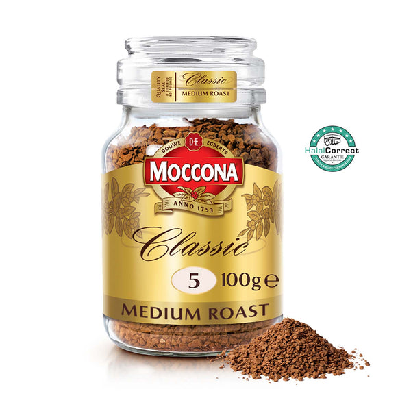 Moccona Classic Medium Roast Intensity 5 Freeze Dried Instant Coffee 100g