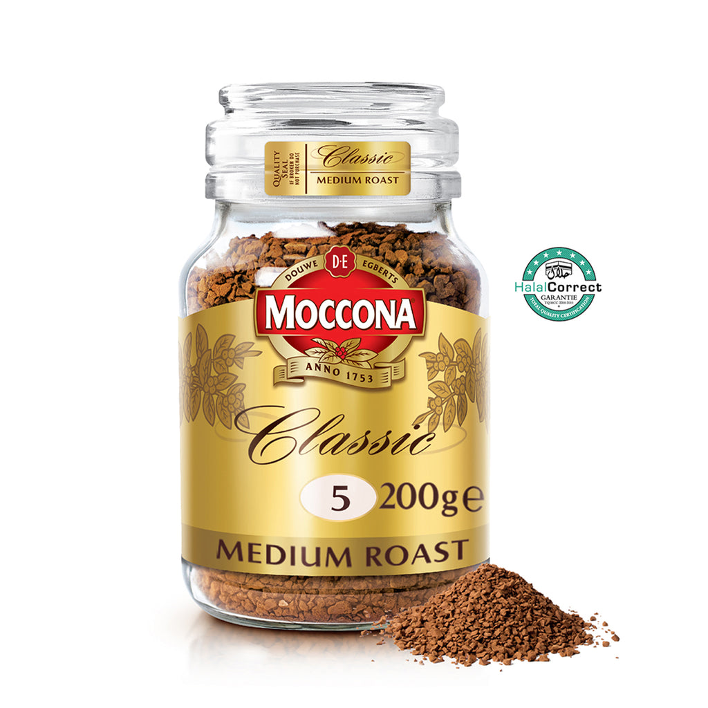 Moccona Classic Medium Roast 5 Coffee 200g