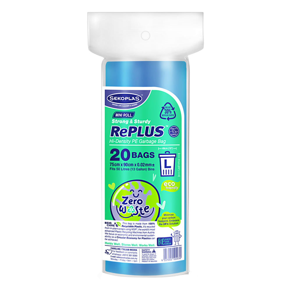 Sekoplas Replus Garbage Roll Large (75 x 90 cm x 20s)