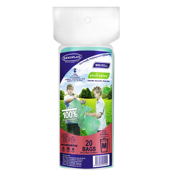 Sekoplas Enviroplus Garbage Roll (68 x 84 cm) (Medium) 20pcs/pack (highest price)