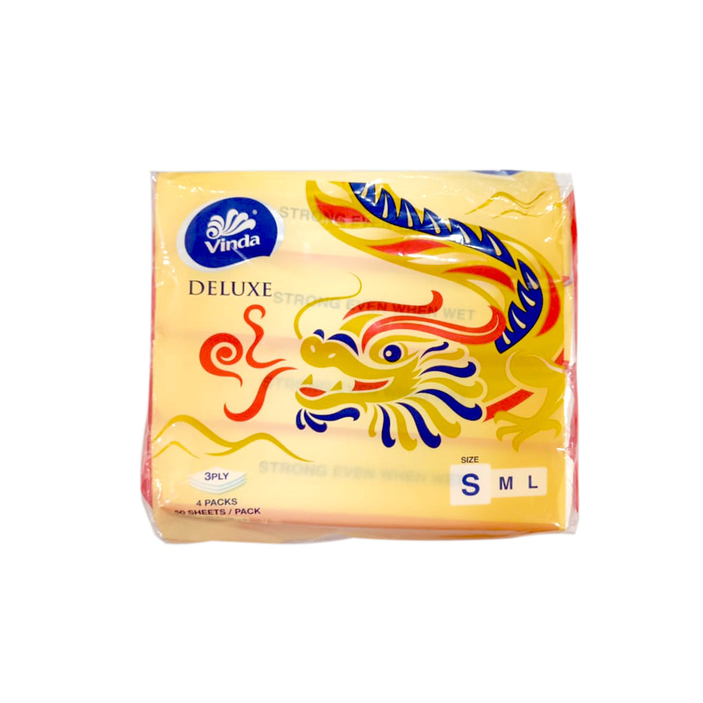 Vinda Deluxe 3Ply Softpack Tissue 50pcs x 4